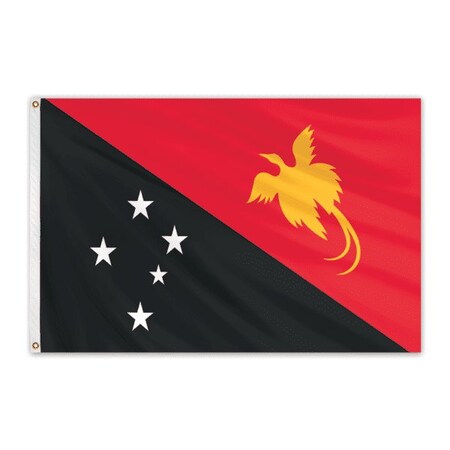 Papua New Guinea Outdoor Nylon Flag 6'x10'